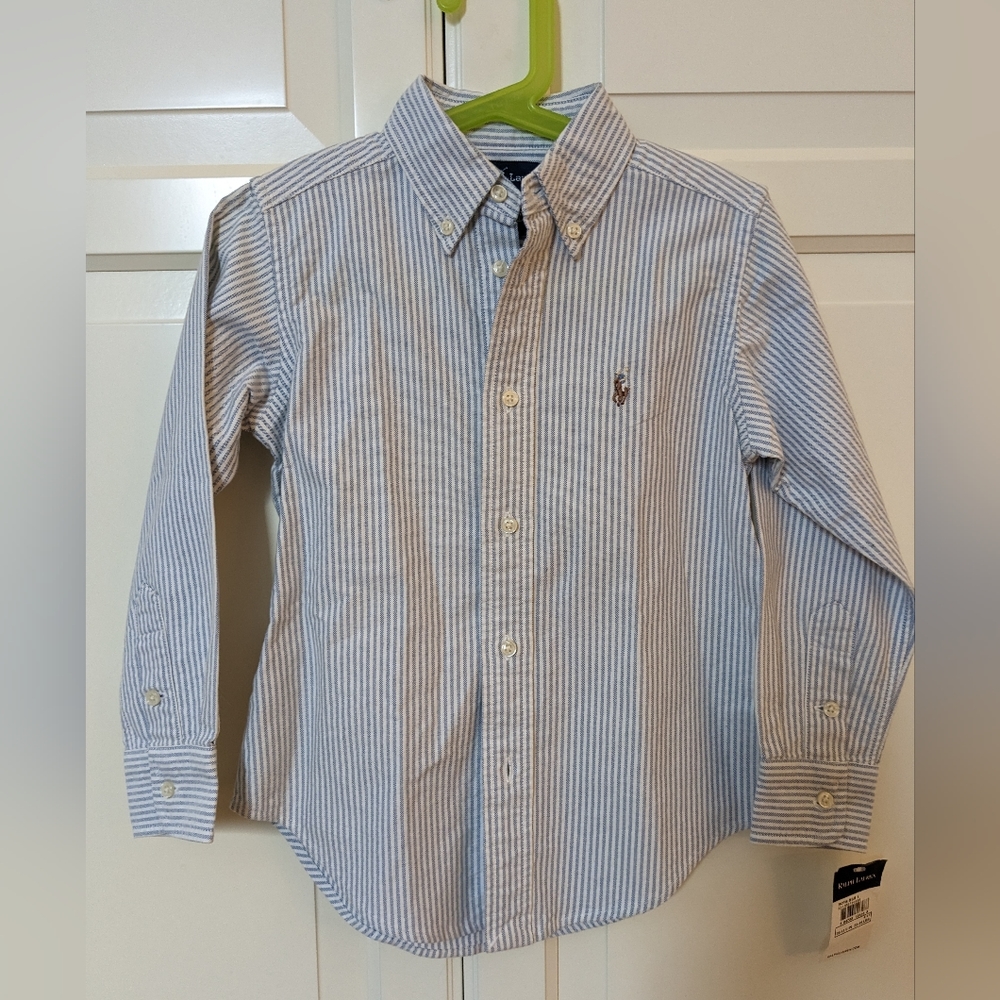 NWT Ralph Lauren kid's button down sz 4
